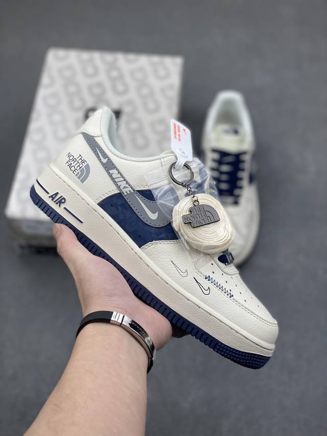 Nike Air Force 1 Low 07 X The North Face 白蓝三小钩 原楦头原纸板 打造纯正低帮空军版型 专注外贸渠道 全掌内置蜂窝气垫