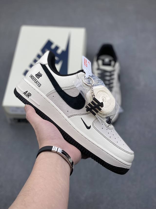 海外限量发售！公司级nike Air Force 1 '07 Low “Un联名--猪八米黑线”空军一号 低帮 运动鞋 休闲鞋 折边针车 工艺难度大 原楦头原纸