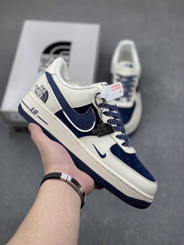 海外限量发售！公司级nike Air Force 1 '07 Low “北面联名”空军一号 低帮 运动鞋 休闲鞋 折边针车 工艺难度大 原楦头原纸板 原装鞋盒