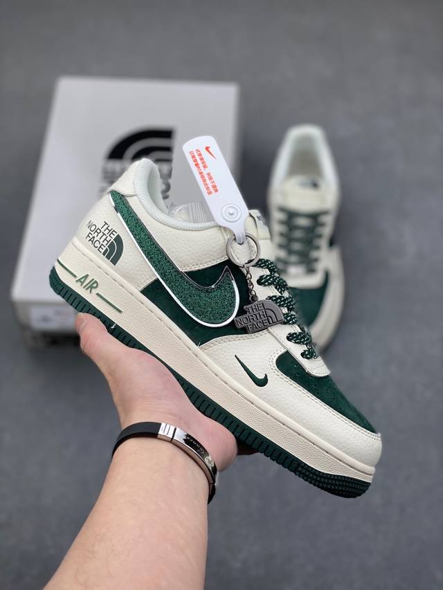 海外限量发售！公司级nike Air Force 1 '07 Low “北面联名”空军一号 低帮 运动鞋 休闲鞋 折边针车 工艺难度大 原楦头原纸板 原装鞋盒