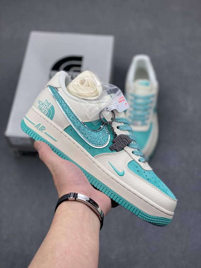 海外限量发售！公司级nike Air Force 1 '07 Low “北面联名”空军一号 低帮 运动鞋 休闲鞋 折边针车 工艺难度大 原楦头原纸板 原装鞋盒