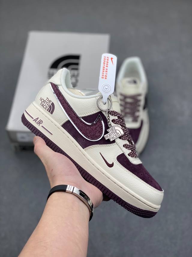 海外限量发售！公司级nike Air Force 1 '07 Low “北面联名”空军一号 低帮 运动鞋 休闲鞋 折边针车 工艺难度大 原楦头原纸板 原装鞋盒