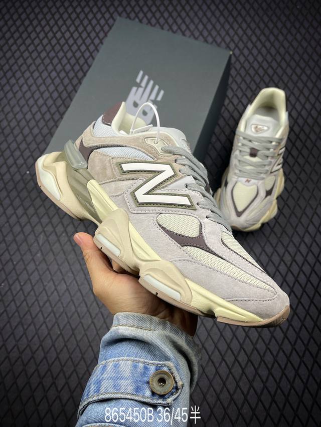 Joe Freshgoods X New Balance Nb9060 联名款 复古休闲运动慢跑鞋 鞋款灵感源自设计师本人对夏日的怀日回忆。鞋面大身由空间双格及