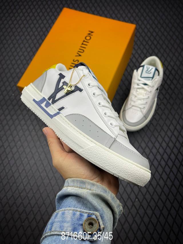 Lv Trainer 轻奢单品 代购级别 Zp级全套包装 Lv Trainer 最新配色运动鞋原购购入历时近两个月开发打造配色超好看 完美楦型 调试了两个月鞋面