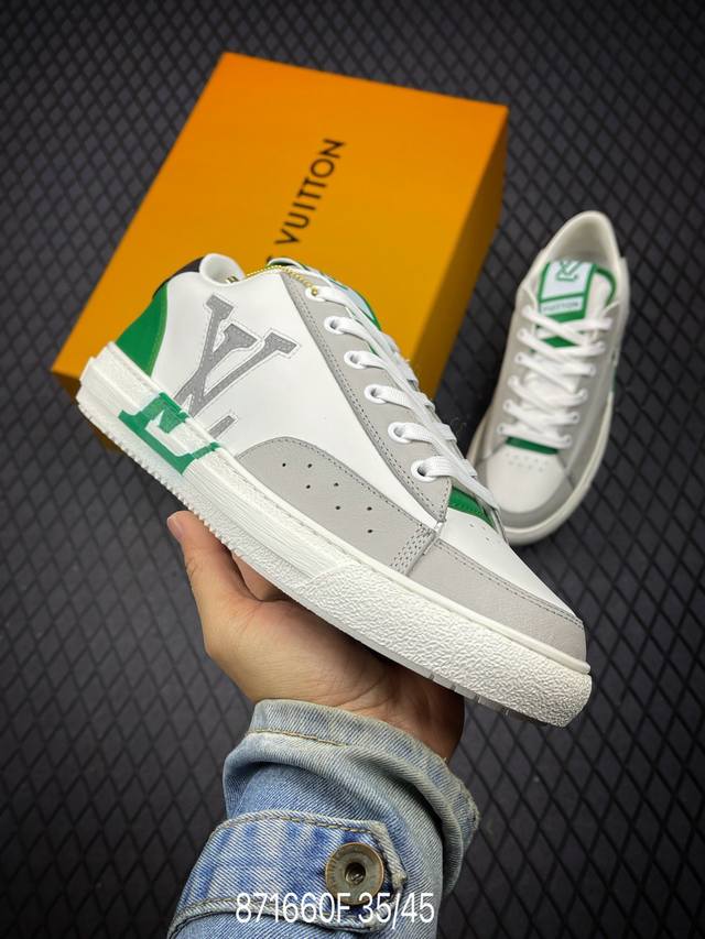 Lv Trainer 轻奢单品 代购级别 Zp级全套包装 Lv Trainer 最新配色运动鞋原购购入历时近两个月开发打造配色超好看 完美楦型 调试了两个月鞋面