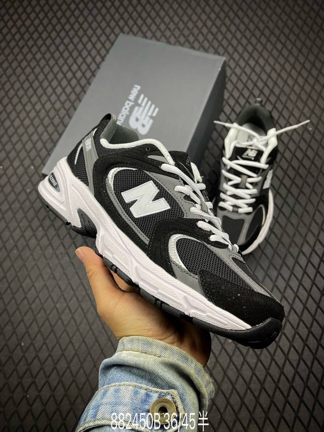 公司级new Balance Mr530系列复古老爹风网布跑步休闲运动鞋 货号:Mr530Fw1 尺码:36 37 37.5 38 38.5 39.5 40 4