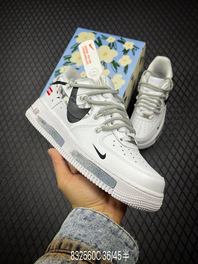 公司级nike Air Force 1'07 Lv8 原楦头原纸板 打造纯正低帮空军版型 专注外贸渠道 全掌内置蜂窝气垫 原盒配件 原厂中底钢印、拉帮完美 货号