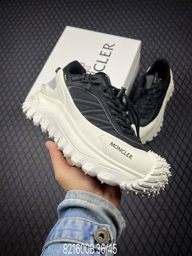 Moncler Trailgrip Gore-Tex 蒙口 越野旅行系列低帮厚底轻量户外登山运动鞋 盟可睐moncler Trailgrip鞋履新季系列 前卫设