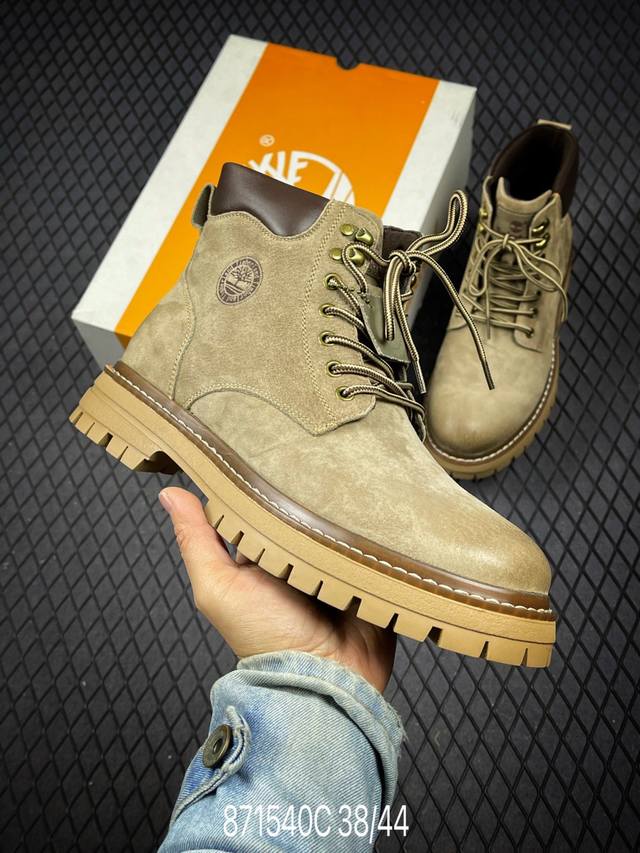 新货#Timberland添柏岚 天伯伦户外高帮休闲大黄靴系列 #广东大厂品质 原盒原包装 #24Ss新款 时尚潮流搭配 面料采用意大利顶级磨砂细纹牛皮 搭配防