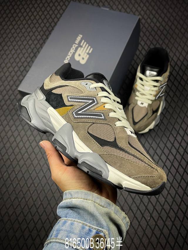 公司级new Balance 公司级版本 Nb9060 联名款 复古休闲运动慢跑鞋 鞋款灵感源自设计师本人对夏日的怀日回忆。鞋面大身由空间双格及磨砂鞋面拼接而生