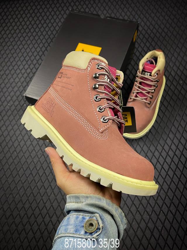 Cat Footwear Cat 首发t4专属女神款经典大黄靴专柜同步经典热销款 精选头层磨砂牛皮 固特异工艺 堪称正品复印全新出炉 工艺品质基本无法辨别出真假