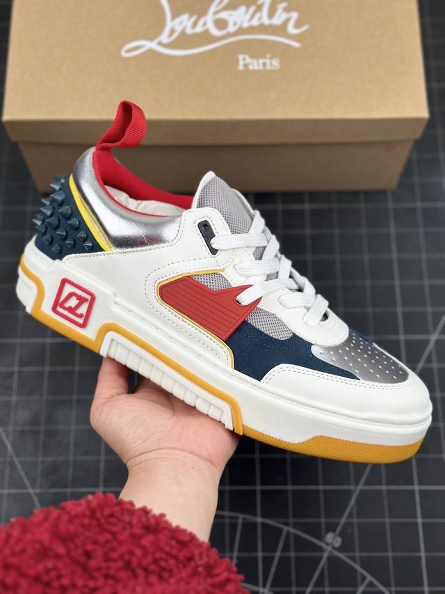 法国设计师奢侈品牌 克里斯提 鲁布托christian Louboutin Astroloubi Low Sneakers 阿斯特 卢比系列低帮增高厚底百搭休闲 - 点击图像关闭