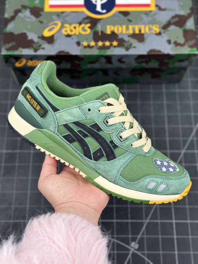 公司级asics Gel-Lyte Iii Og系列低帮经典复古休闲运动跑步鞋 采用硬质牛剖革组合透气针织鞋面材质 升级eva全新缓震中底部位科技组合耐磨橡胶外