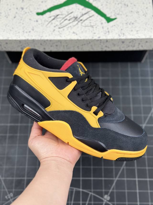 撞脸李小龙配色！这双 Aj4 Rm 辨识度太高了！耐克nike Air Jordan 4 Retro Rm Bruce Lee 迈克尔 乔丹aj4代重置版系列中