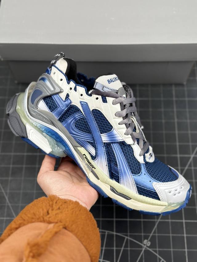 Xa版 巴黎世家balenciaga Runner Sneaker”慢跑系列 7.5代 低帮复古野跑潮流姥爹风百搭休闲运动慢跑鞋 男女鞋原版一致配件防尘袋及附送