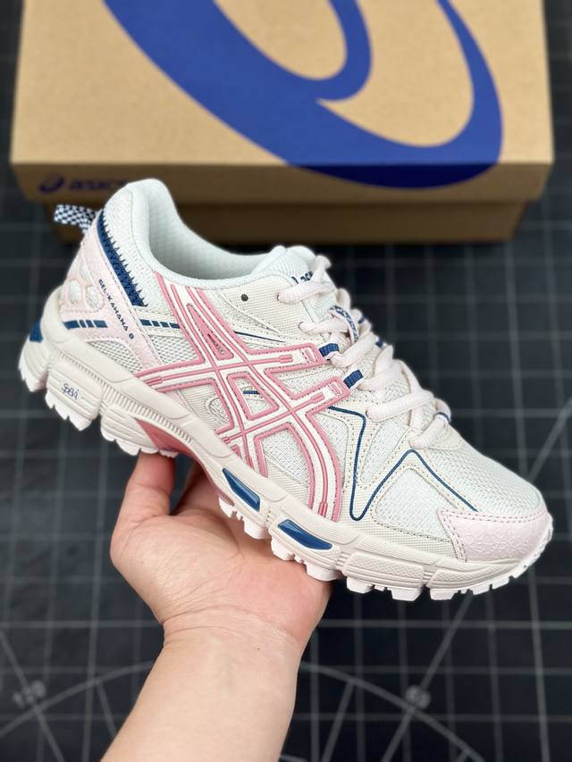 Asics Gel-Kahana 8 Cn 亚瑟士越野跑步鞋抓地稳定运动鞋缓震耐磨跑鞋 融合机能和户外潮流强势回归 核心科技gel内置于后跟 配合speva弹性