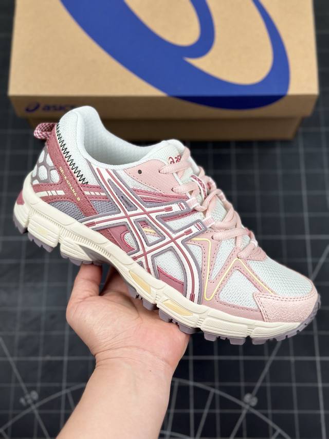 Asics Gel-Kahana 8 Cn 亚瑟士越野跑步鞋抓地稳定运动鞋缓震耐磨跑鞋 融合机能和户外潮流强势回归 核心科技gel内置于后跟 配合speva弹性