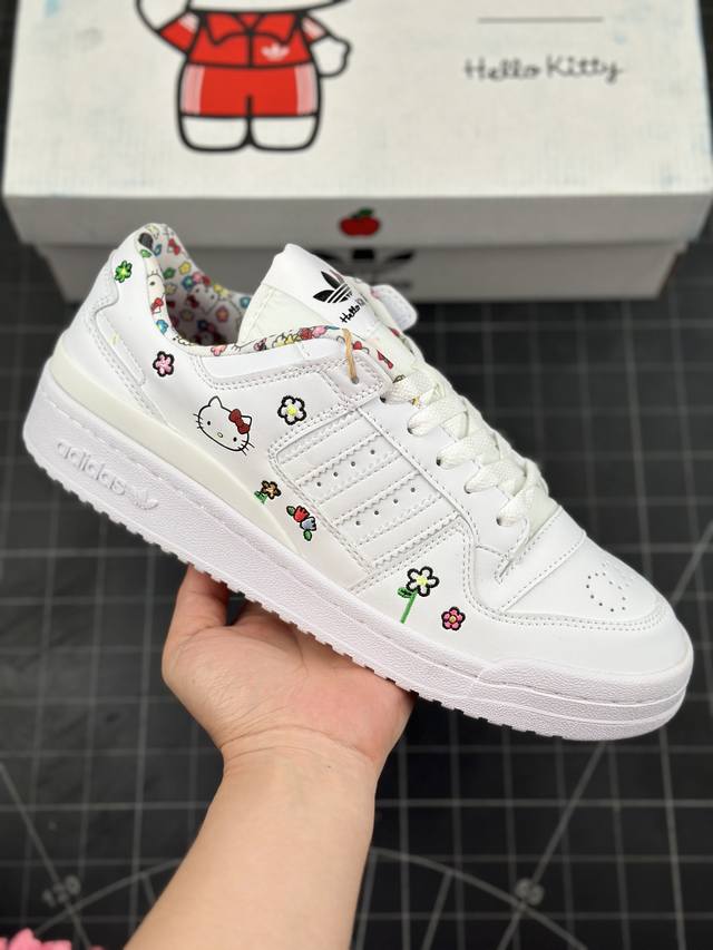 Hello Kitty 联名,这也太可爱了携手日本知名卡通 Ip凯蒂猫hello Kitty X Adidas Originals Forum 84 Low H