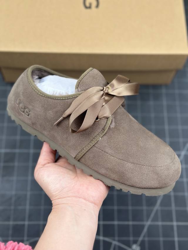 年末全网热卖款 Ugg 玛丽珍 1.5Cm薄底 女款 小红书爆款 广州外贸大厂生产 鞋头到鞋垫真羊皮毛一体 独立外盒包装 工艺 区别市面任何版本 1.5Ccm薄