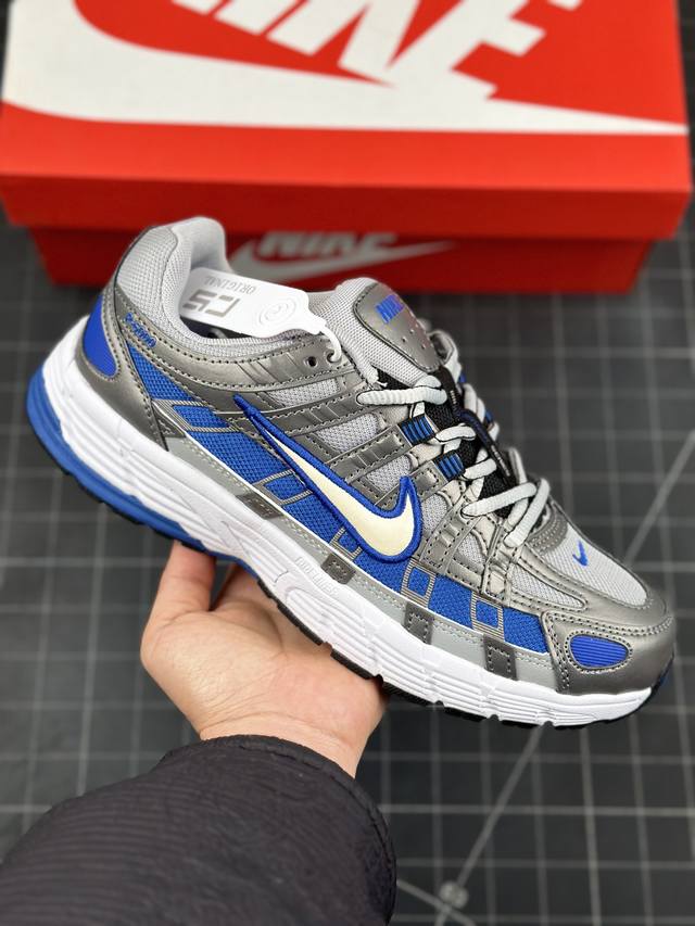 耐克 Nike P-6000 复古科技个性休闲运动老爹鞋 该鞋款鞋面采用纵横交错的覆面，重现 2000 年代跑鞋风格，同时搭配缓震鞋垫，带来舒适的步履体验。 N