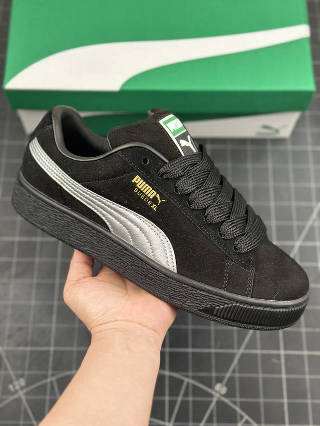 Puma Suede Xl复古单品彪马 防滑耐磨低帮德训板鞋 Puma Suede Xl鞋身通体采用细腻的麂皮材质，厚实柔软，质感出众；鞋侧保留puma标志性跑