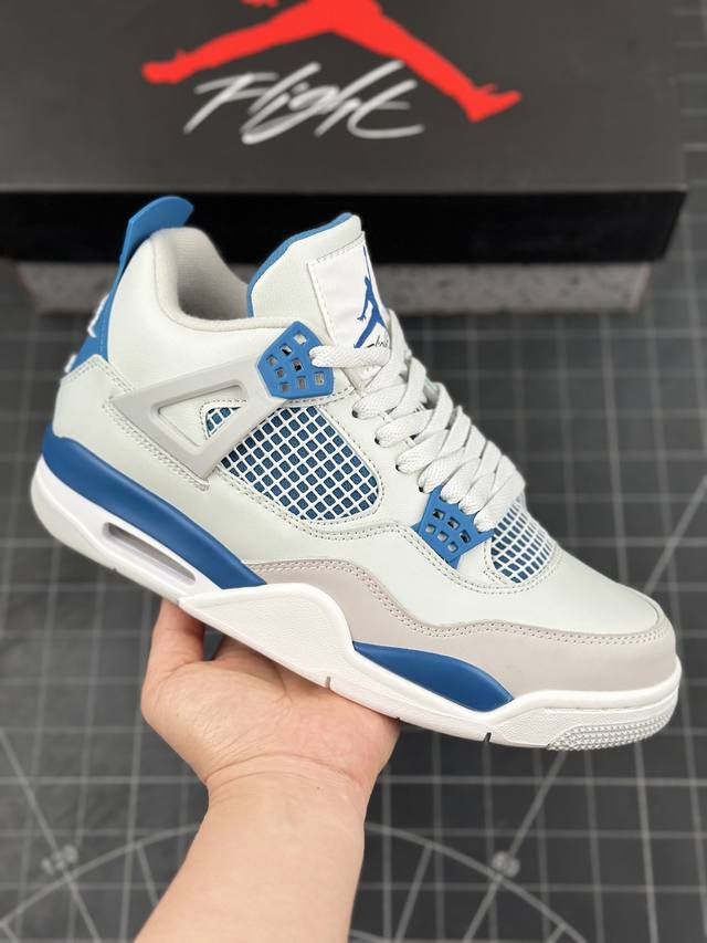 耐克 Nike Air Jordan 4 Retro Og迈克尔 乔丹aj4代乔4 中帮复古休闲运动文化篮球鞋 秉承轻量化的速度型篮球鞋设计思想完成设计，降低重