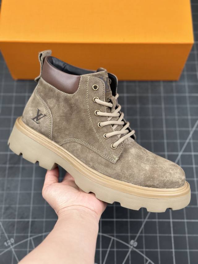 年末清仓 特价福利 Lv X Timberland Lv联名添柏岚大黄靴 顶奢流量品牌与时代经典的结合之作 #代购专供品质 高弹modern 外置防滑橡塑发泡超