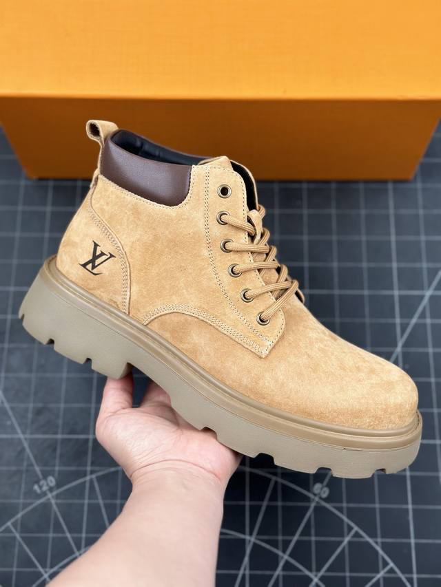 年末清仓 特价福利 Lv X Timberland Lv联名添柏岚大黄靴 顶奢流量品牌与时代经典的结合之作 #代购专供品质 高弹modern 外置防滑橡塑发泡超