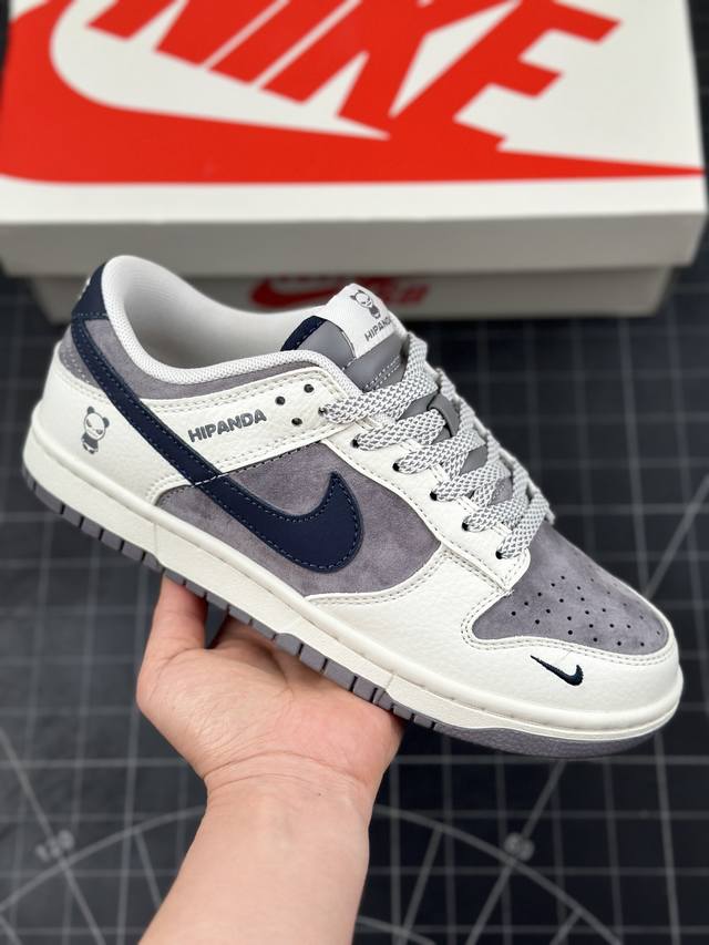 Nike Sb Dunk Low“暴力熊联名 白灰深蓝钩周年高端定制 低帮休闲板鞋 定制鞋盒 大厂纯原品质出货 超高清洁度 皮料切割干净无任何毛边 细节完美 货