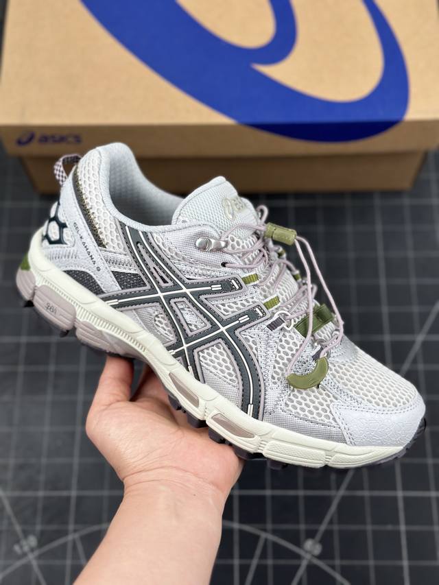 Asics Gel-Kahana 8 Fl 亚瑟士越野跑步鞋抓地稳定运动鞋缓震耐磨跑鞋 融合机能和户外潮流强势回归 核心科技gel内置于后跟 配合speva弹性