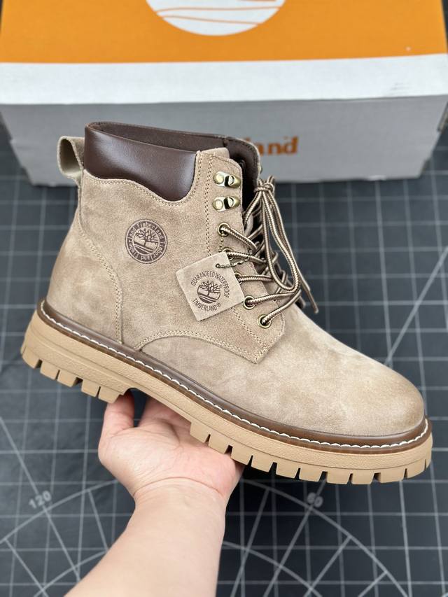 新货#Timberland添柏岚 天伯伦户外高帮休闲大黄靴系列 #广东大厂品质 原盒原包装 #24Ss新款 时尚潮流搭配 面料采用意大利顶级磨砂细纹牛皮 搭配防