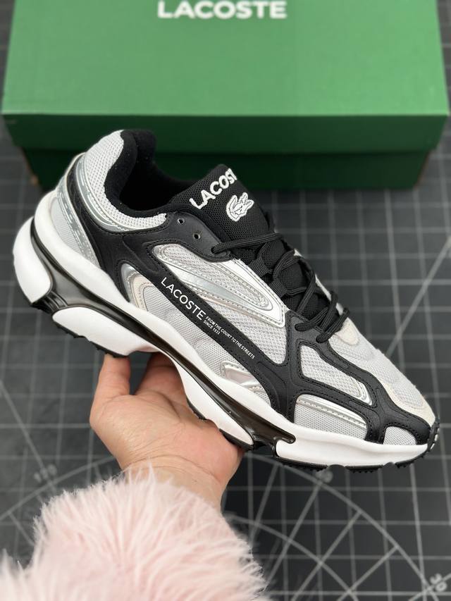 公司级lacoste法国鳄鱼 L003 2K24 清新时尚舒适 低帮生活休闲鞋 大厂出品，为了还原正品，精心开发，采用正品一致材料、版型。 法国鳄鱼官方主推款