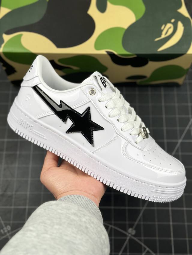 潮流教父nigo品牌 Bape Sta “Tokyo”经典百搭休闲运动板鞋 经典猿人头设计 纯正版型 海玻璃鞋垫 内置全掌气垫 全套顶级包装 包含猿人logo定