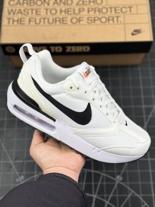 耐克nike Wmns Air Max Dawn White Black 黎明系列低帮气垫百搭休闲运动慢跑鞋“白黑钩子” Nike Air Max Dawn 运