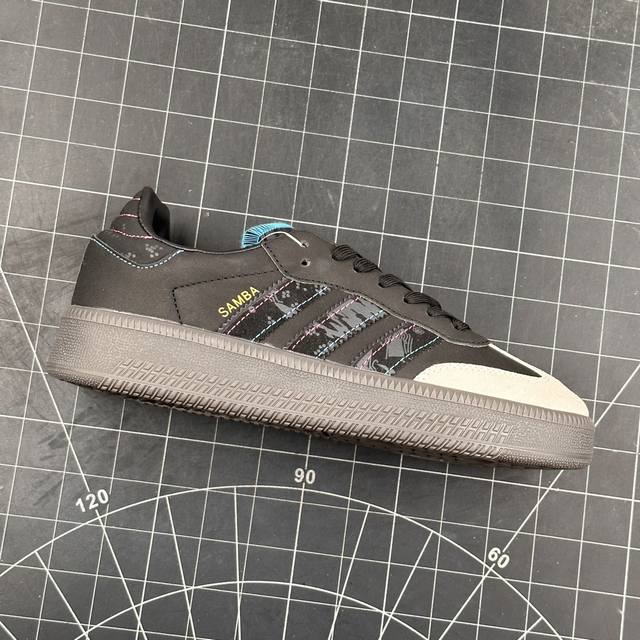 集合图本地 核心私 阿迪达斯 Adidas Samba Xlg 舒适百搭 潮流增高低帮板鞋 全新的设计 配置全新的渐变adidas鞋盒 加大加厚的鞋型设计 妥妥