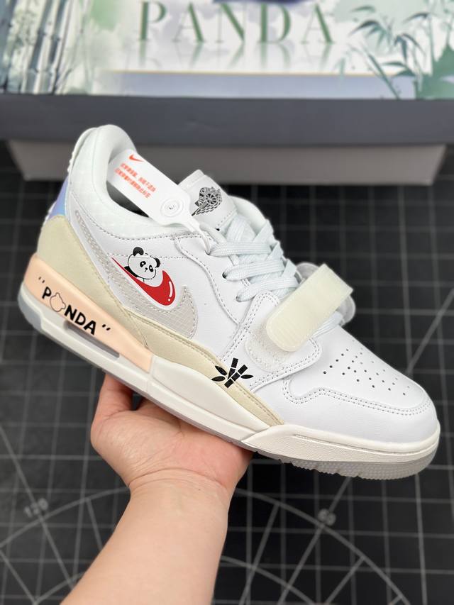 Nike Air Jordan Legacy 312 Low 特殊手绘 水墨国风 红小钩熊猫 乔丹最强三合一混合版 有着交错结合的设计，它的名字就展现出它所包含