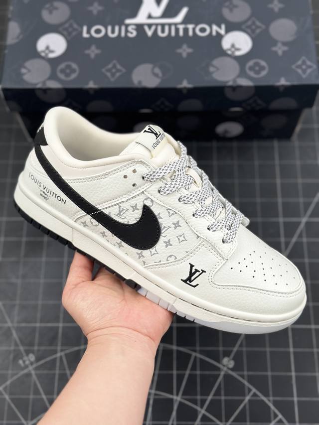 公司级nike Sb Dunk Low X Louis Vuitton Lv联名 低帮休闲运动板鞋 原装头层材料 独家版型蒸餾加工 帶來的是更好的视觉和脚感体验