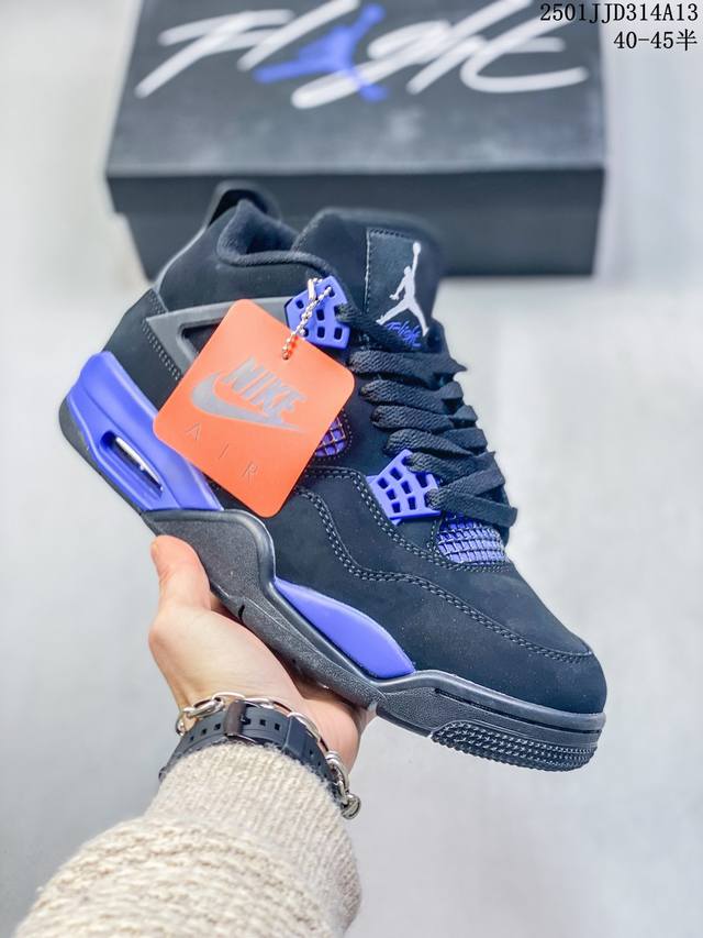 福利公司级Nike Air Jordan 4 Retro 耐克迈克尔 乔丹Aj4代中帮复古休闲运动文化篮球鞋 货号:308497-060 尺码:40 40.5 - 点击图像关闭