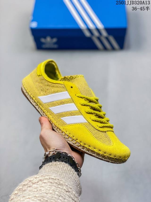 阿迪达斯 Adidas Handball Spezial 低帮三叶草学院风复古休闲板鞋 德训鞋 橡胶底柔软织物鞋面经典运动鞋板鞋。圆头、缝合拼接设计、正面绑带、