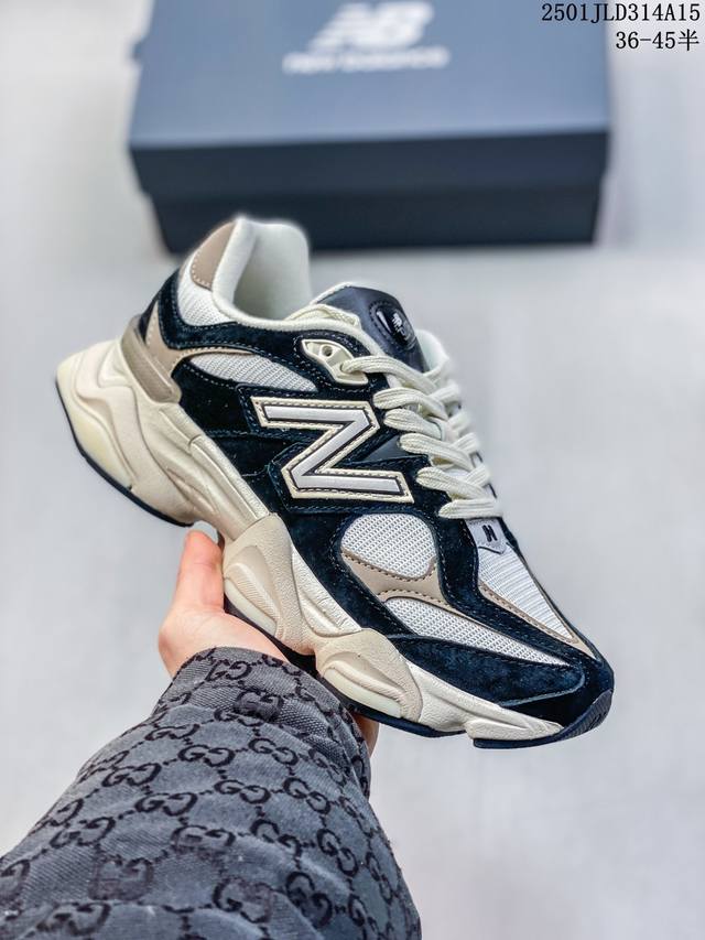 公司级New Balance 公司级版本 Nb9060 联名款 复古休闲运动慢跑鞋 鞋款灵感源自设计师本人对夏日的怀日回忆。鞋面大身由空间双格及磨砂鞋面拼接而生