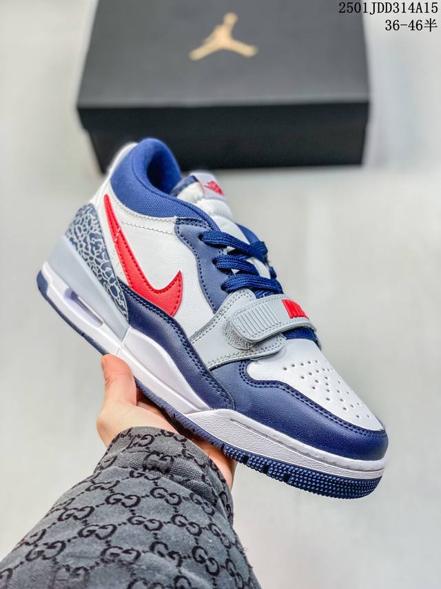 真标Nike Air Jordan Legacy 312 Low耐克乔丹三合一混合版本低帮文化休闲运动篮球鞋 货号:Cd7069-164 尺码:36 36.5