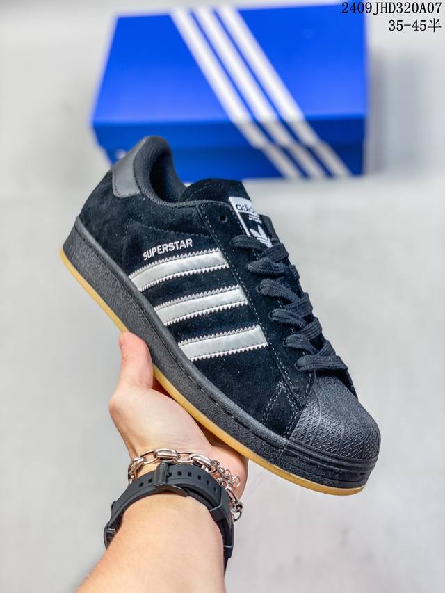 公司级阿迪达斯Adidas三叶草 Originals Superstar W经典贝壳头系列低帮百搭休闲运动板鞋 货号：Gx3641 尺码：35 36 36 37