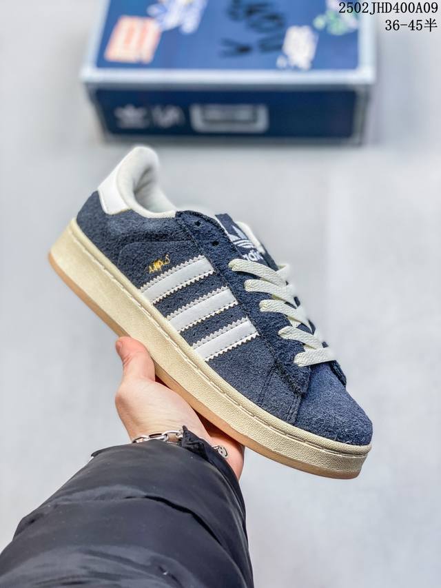 阿迪达斯 Adidas Originals Campus 00S 学院系列 面包风 经典复古低帮百搭休闲运动板鞋 210390Aaeqo 尺码:36-45半 编