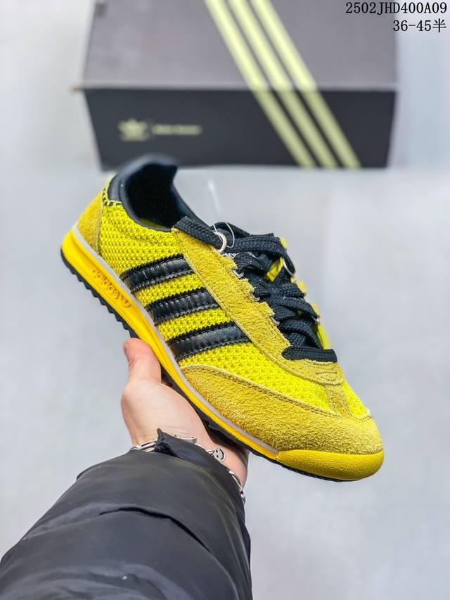 阿迪达斯 Adidas Originals Sl 72 百搭潮流 轻松舒适防滑耐磨低帮 生活休闲鞋 210390Aaeqo 尺码: 36-45半 编码:02Jh