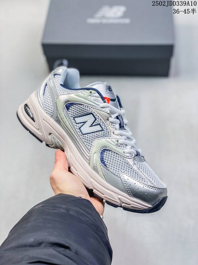 Nb 新百伦 New Balance Nb530 Mr530Sg 原厂纸版，原厂材料，中底，包装，鞋垫冲孔都与专柜同步配置 尺码:36-45半 编码:02Jdd