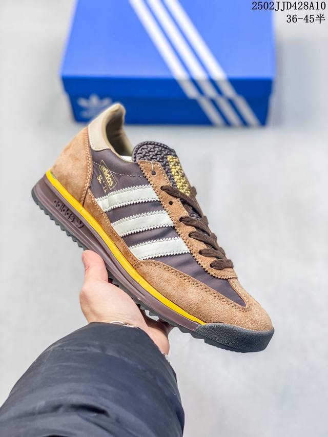 阿迪达斯 Adidas Originals Sl 72 百搭潮流 轻松舒适防滑耐磨低帮 生活休闲鞋 尺码:36-45半 02Jjd428A10