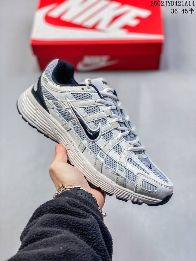 公司级 耐克 Nike 休闲运动鞋P-6000Premium 轻便舒适透气防滑缓震耐磨跑步鞋。P-6000 是一款植根于 2000 年代风格的混合款式，让人想起