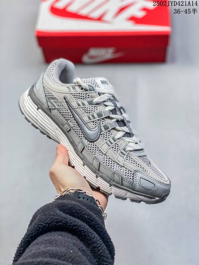 公司级 耐克 Nike 休闲运动鞋P-6000Premium 轻便舒适透气防滑缓震耐磨跑步鞋。P-6000 是一款植根于 2000 年代风格的混合款式，让人想起