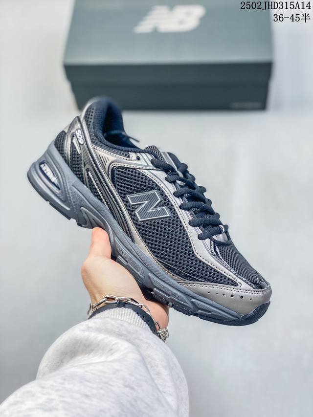 New Balance U509系列复古老爹风休闲运动慢跑鞋 U509A1 #采用轻质牛剖革拼接透气网眼衬垫织物鞋面材质 T-Beam大底提供足步弓支撑，保持步