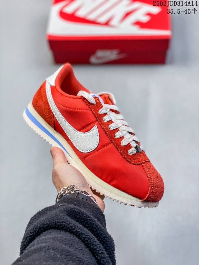 公司级Nike Classic Cortez 耐克经典轻便舒适男子阿甘鞋休闲跑步鞋运动鞋 纯粹而执着的精神 使得Cortez种在了一代人的心里 无论是否喜欢它复